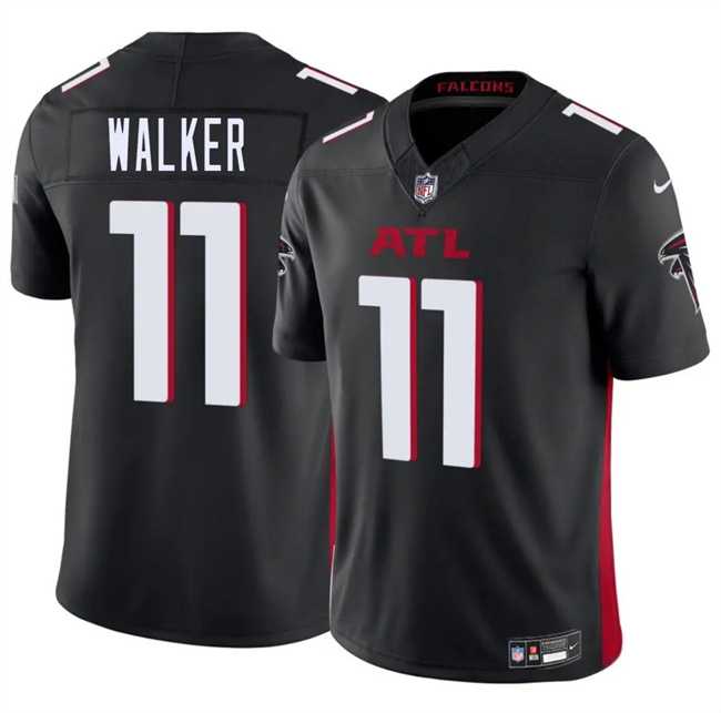 Men & Women & Youth Atlanta Falcons #11 Jalon Walker Black 2025 Draft F.U.S.E. Vapor Untouchable Limited Stitched Jersey,We sell and wholesale Men & Women & Youth Atlanta Falcons #11 Jalon Walker Black 2025 Draft F.U.S.E. Vapor Untouchable Limited Stitched Jersey on line form chian!